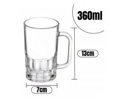 CANECO DE CHOPP VIDRO 335ML