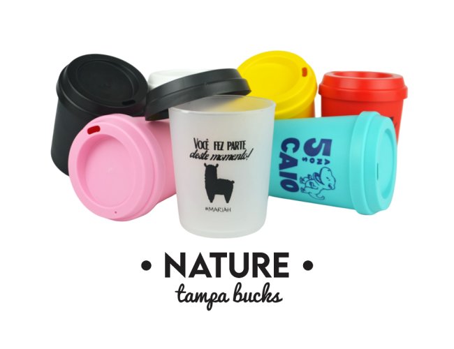 Copo Nature ECO 250ml com Tampa Bucks